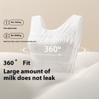 OEM Disposable Upgrade Breastfeeding Bra Integrated Anti Overflow Nursing Pads Breathable Daily Maternity Care For Night Use