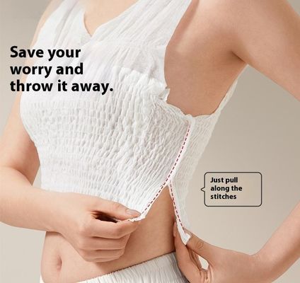 Comfortable Breathable Daily Disposable Invisible Bra Portable Travel No Wash Individually Packaged Bra Disposable Intimates