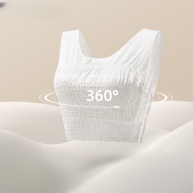 360 Degree Leakproof Disposable Breastfeeding Bra Soft Breathable OEM Breast Milk Pads Built-In Nursing Pads For Maternity Use